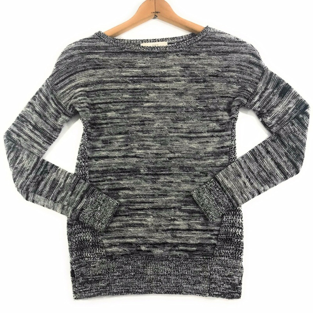 Ann Taylor LOFT Women's Sweater Gray Crewneck, XS